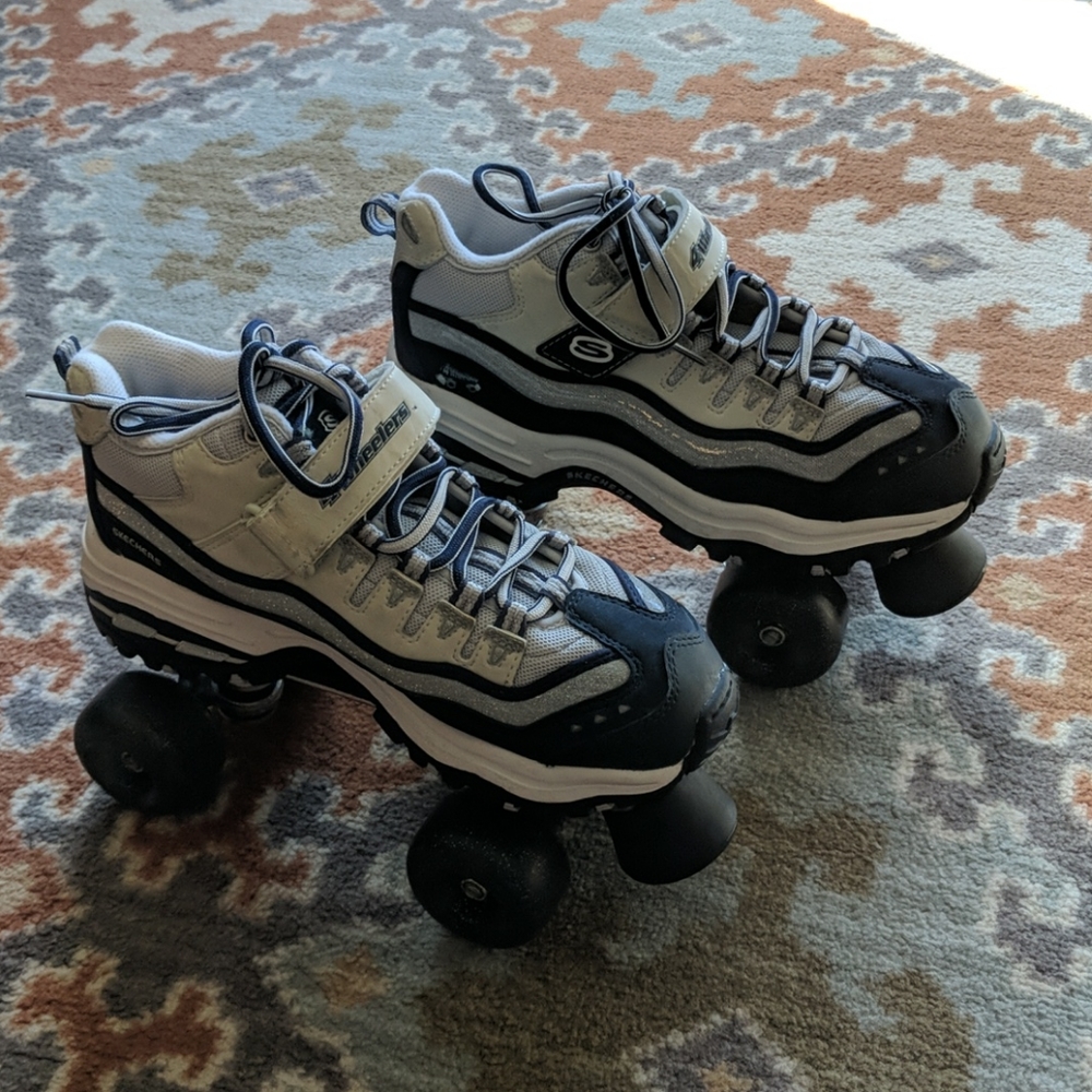 Vintage Sketchers 4 Wheelers Roller Skates